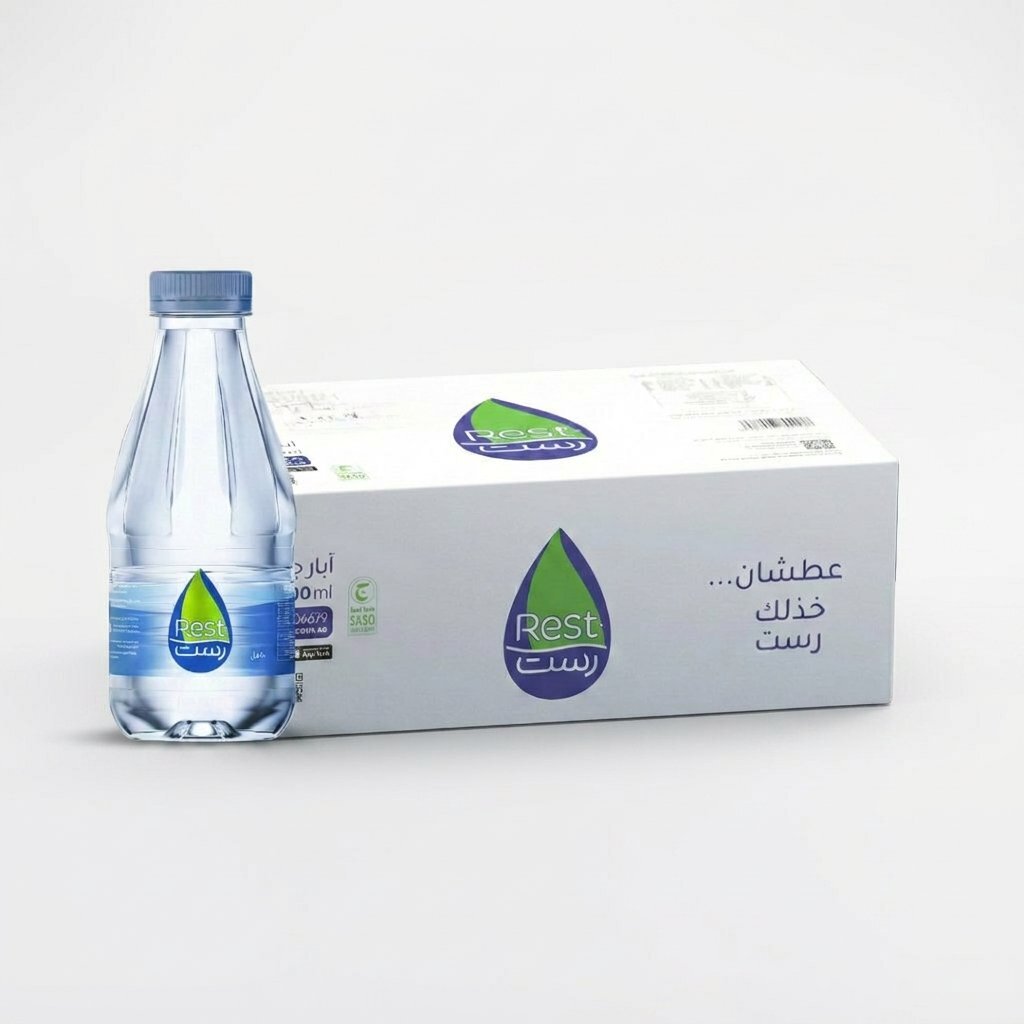مياه رست 200 مل كرتون 48 عبوة - Rest Water 200ml Carton 48 Bottles