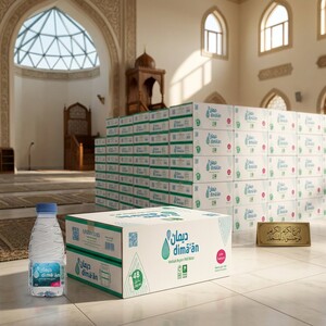 مياه ديمان 200 مل كمية كبيرة للمساجد - Dayman Water 200ml Bulk Delivery