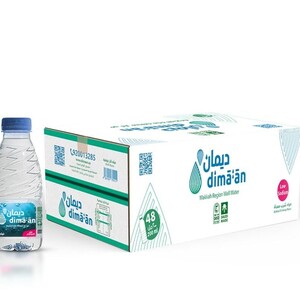 Dimaan Water 200ml 25 Cartons 48 Bottles for Homes and Mosques - مياه دايمان 200 مل 25 كرتون