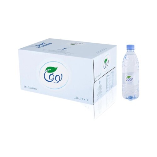 مياه نوفا 500 مل كرتون 24 عبوة للمنازل والمساجد والمدارس Nova water 500ml carton 24 bottles for homes mosques schools
