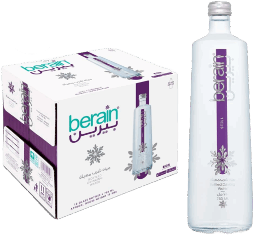 مياه بيرين 750 مل زجاج توصيل منازل عروض - Berain Water 750ml Glass Delivery Offers