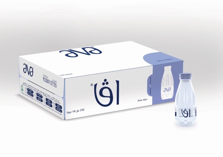 مياه افا 200 مل كرتون 48 عبوة توصيل منازل - Ava Water 200ml Delivery