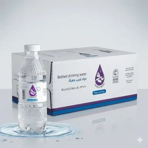 توصيل مياه سمو 330 مل 40 حبة للمنازل والمساجد في ابها والخميس - Sumou Water 330ml