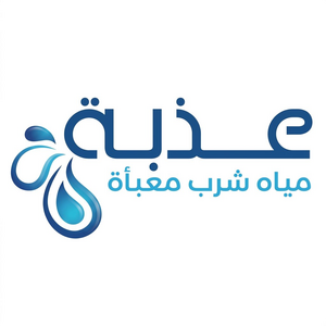 كرتون مياه عذبة يحتوي على عبوات مياه بلاستيكية.