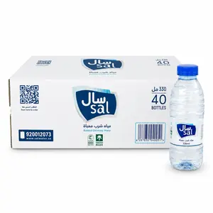 كرتون مياه سال 330 مل يحتوي على 40 عبوة بلاستيكية.